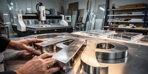 Qual fabricante entrega letreiros 3D personalizados