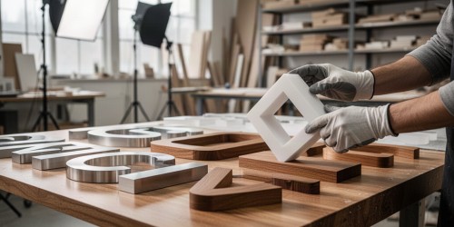 Onde comprar letreiros 3D para decoração comercial
