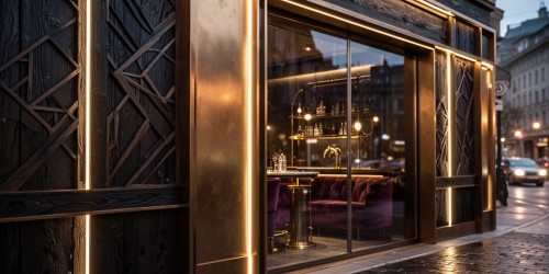 Como destacar um bar com uma fachada feita sob medida