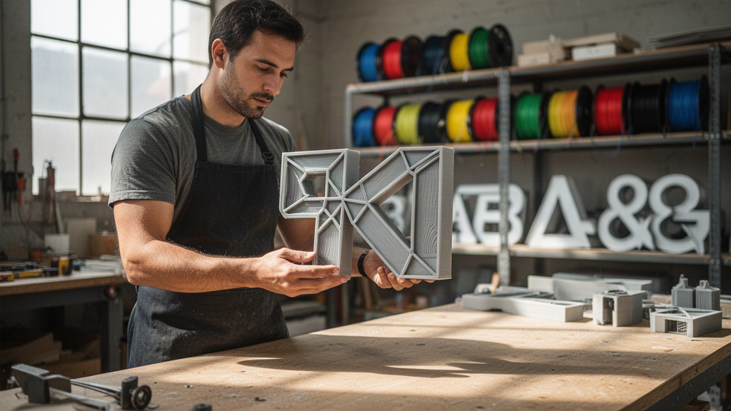 Por que os letreiros feitos com impressão 3D estão em crescimento
