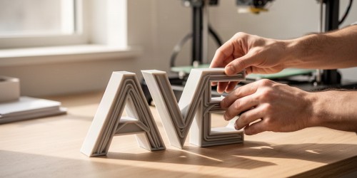 Onde encomendar letras decorativas impressas em 3D