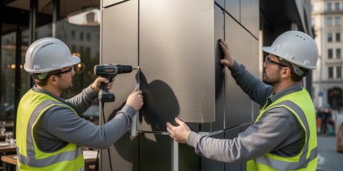 Quem instala fachadas em ACM para restaurantes