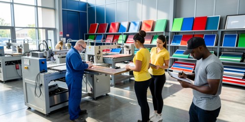 Qual fábrica produz letreiros de grande porte para academias