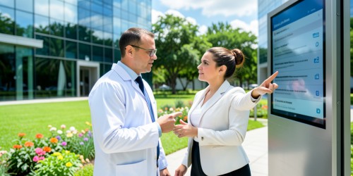 Onde produzir sinalização externa para o setor farmacêutico