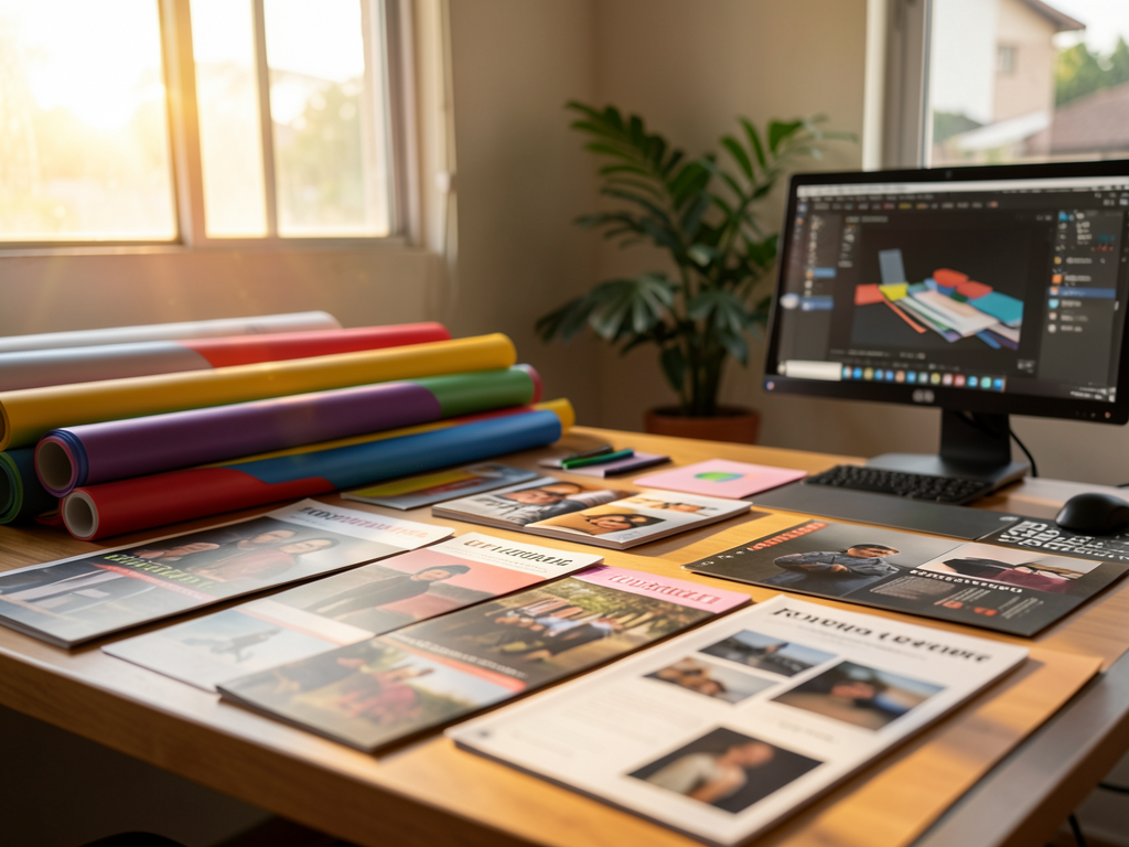 Quais soluções de comunicação visual estão disponíveis