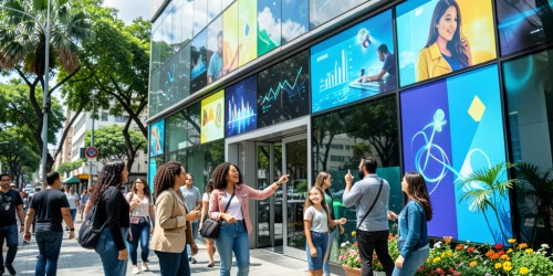 Como melhorar a fachada da empresa com comunicação visual em SP