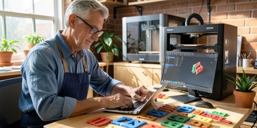 Quem cria letras personalizadas usando impressão 3D