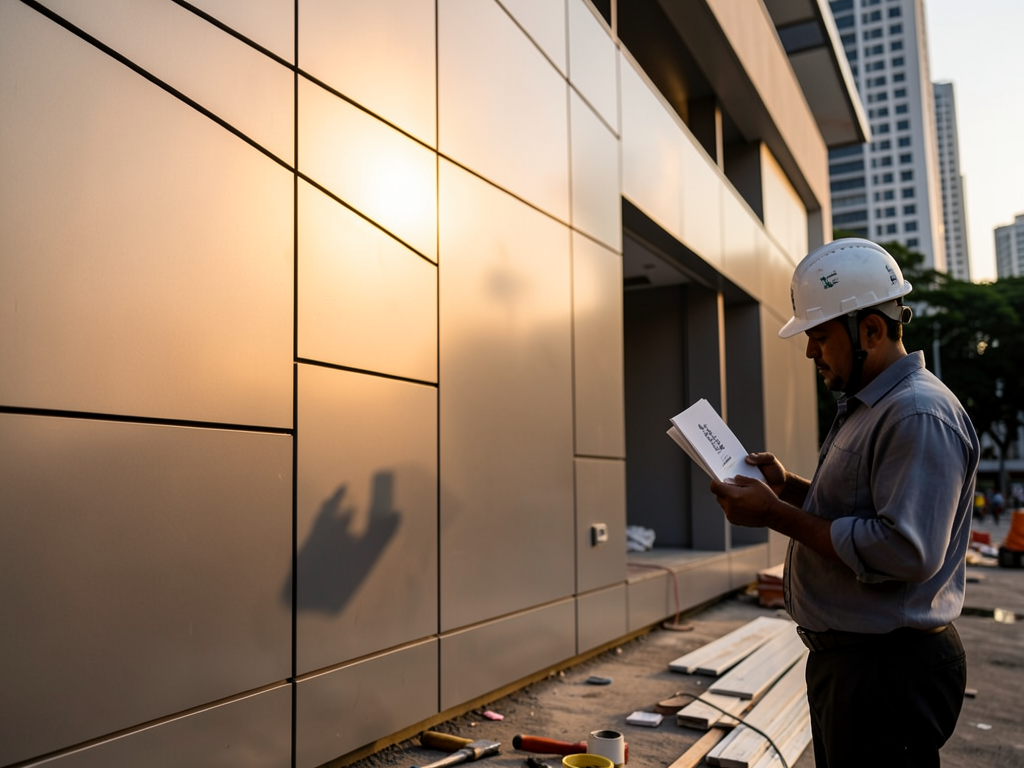 Materiais, acabamento e soluções disponíveis