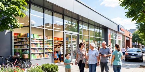 O que avaliar em fachadas comerciais para supermercados