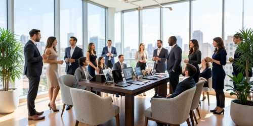 Espaço para lançamento de produtos com estrutura completa