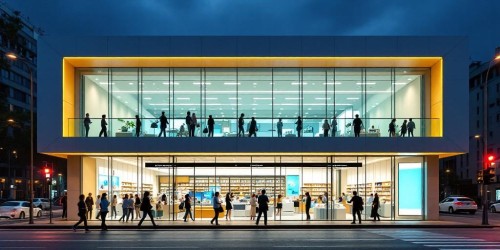 Iluminação comercial para farmácias com alta visibilidade
