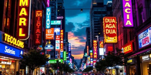 Como atrair clientes locais com letreiros em São Paulo