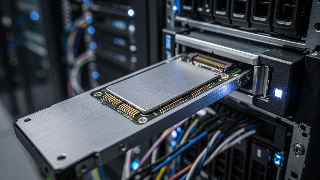 Como funciona o cache SSD em um sistema de armazenamento híbrido?
