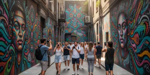 Arte urbana e turismo no Beco do Batman