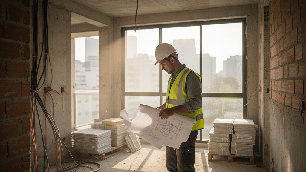 Como a obra acontece na prática do início à entrega