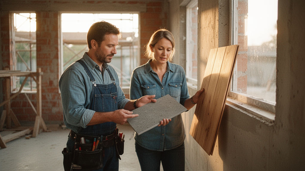 Escolhas inteligentes para materiais, mão de obra e acabamento