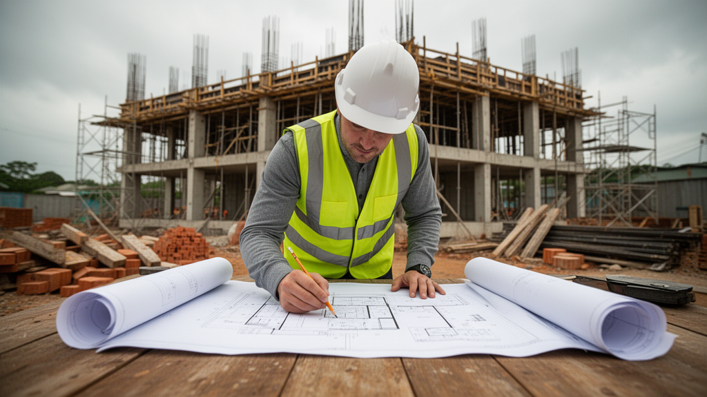De que forma o processo acontece no canteiro de obras