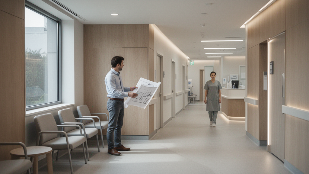 Como organizar a circulação de pacientes, equipe e apoio