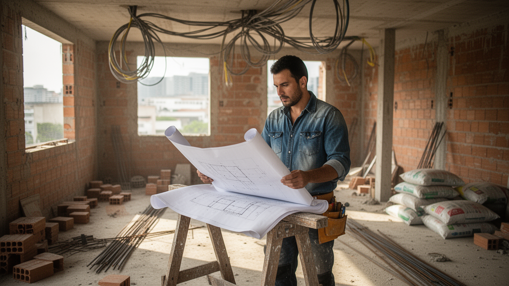 O que mais pesa no orçamento de uma obra residencial