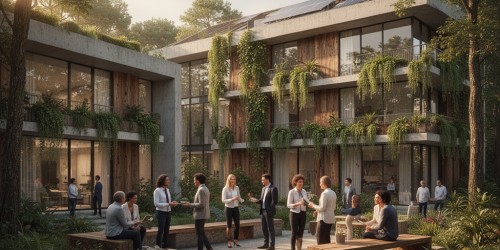 Construção sustentável para casas e empresas