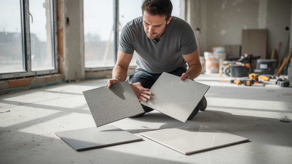 Como avaliar materiais para áreas secas e molhadas