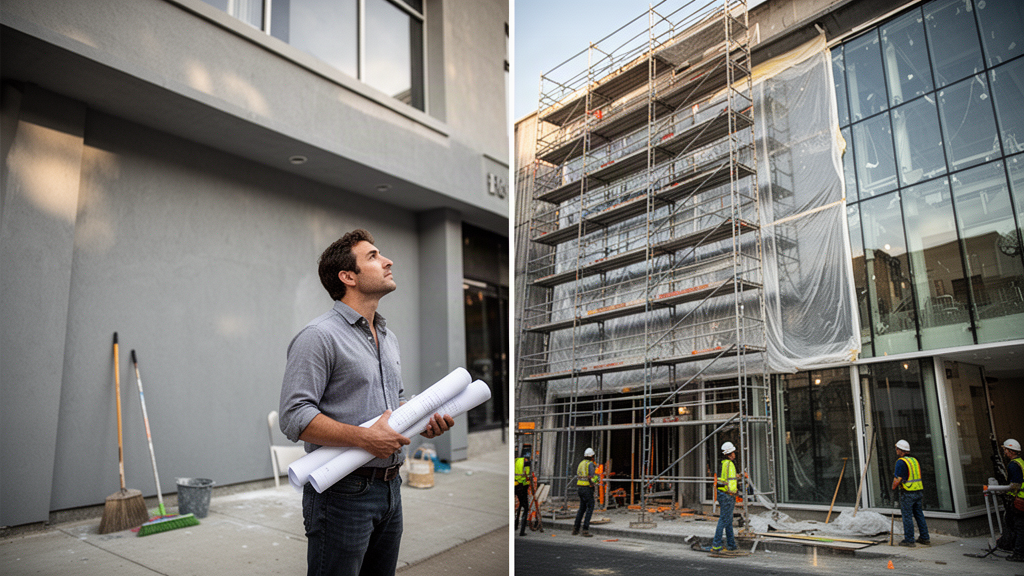 Diferenças entre intervenções simples e obras mais complexas