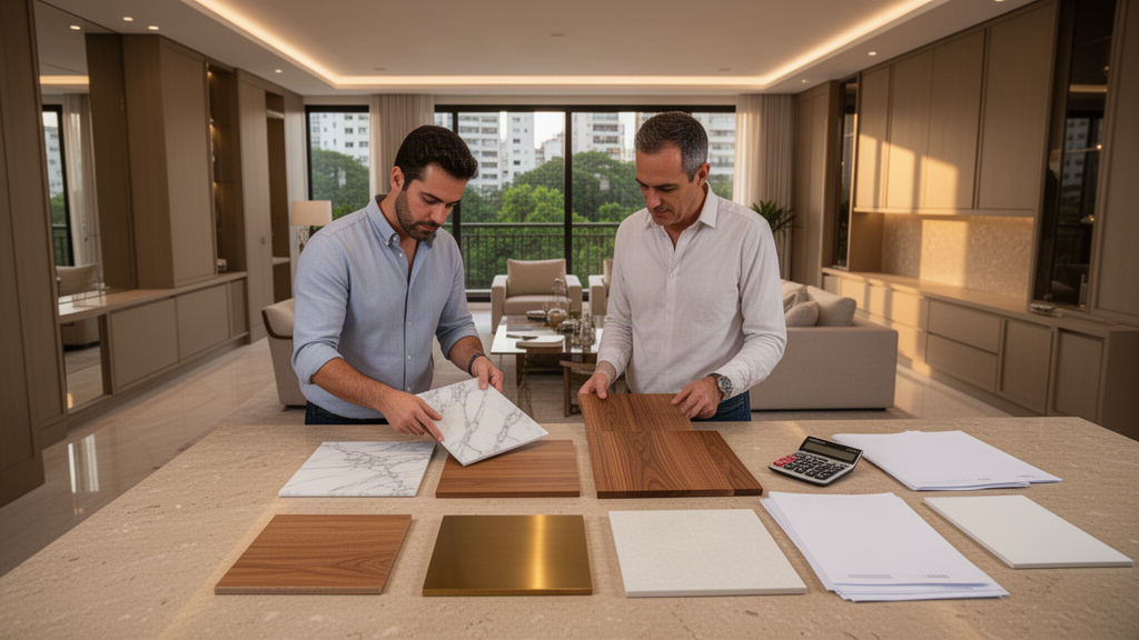 Materiais, orçamento e ganhos para o imóvel
