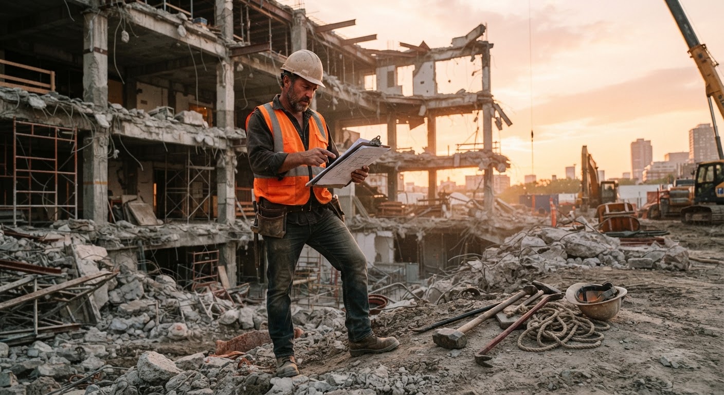 Por que a demolição exige preparação cuidadosa