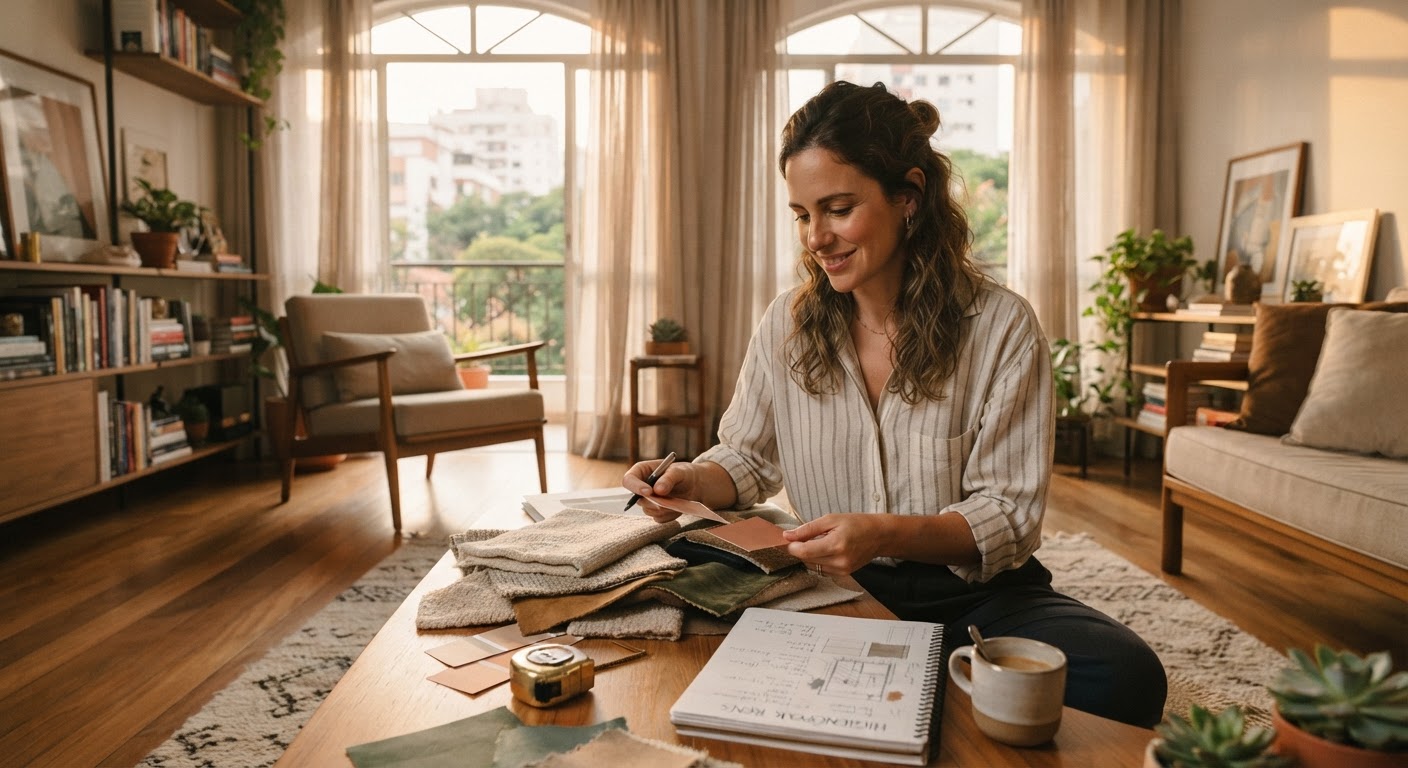 Escolha de materiais e organização das etapas