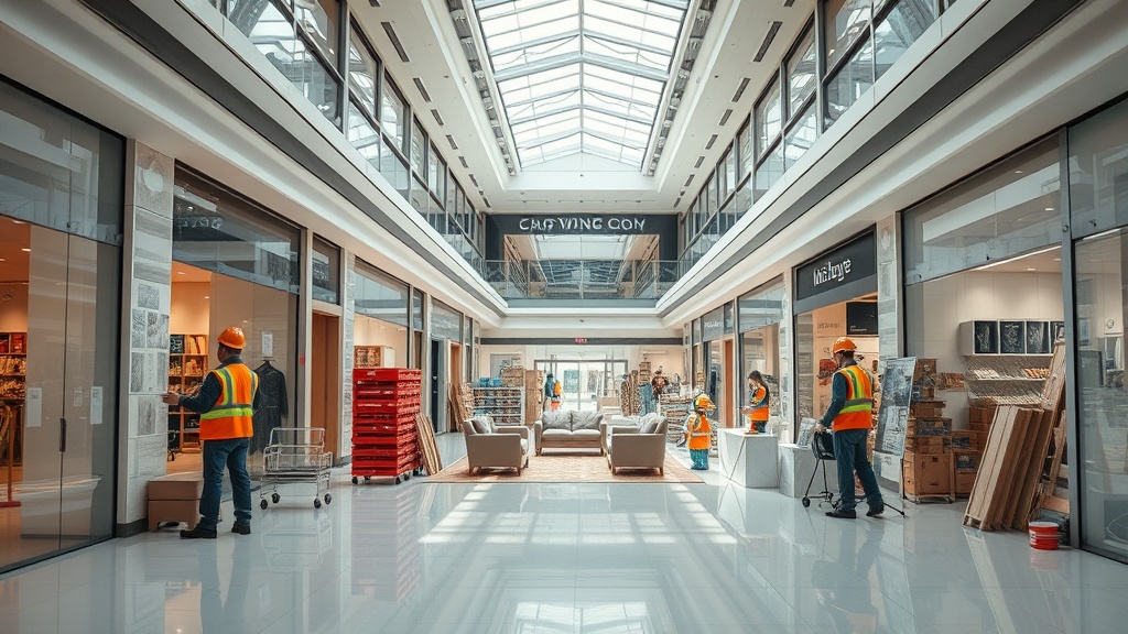 Reforma em loja de shopping: conceito e contexto