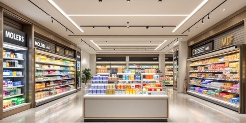 Display de MDF para campanhas sazonais e lançamentos