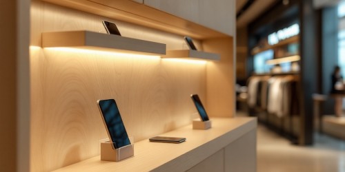 Como proteger e valorizar celulares com expositores em MDF