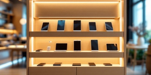 Vantagens do MDF para exposição de celulares no PDV