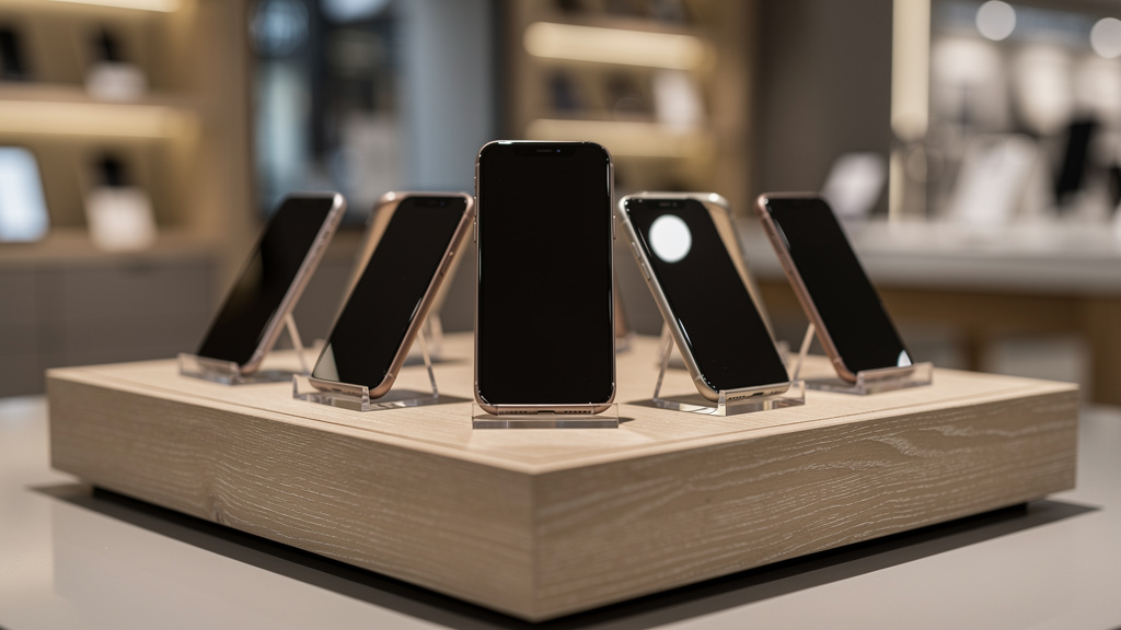 Como a exposição de celulares em MDF funciona na rotina da loja