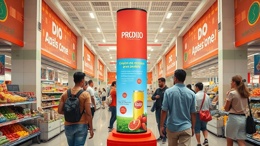 Por que o totem de papelão influencia tanto no resultado da ação