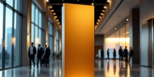 Totem de papelão para eventos corporativos em São Paulo
