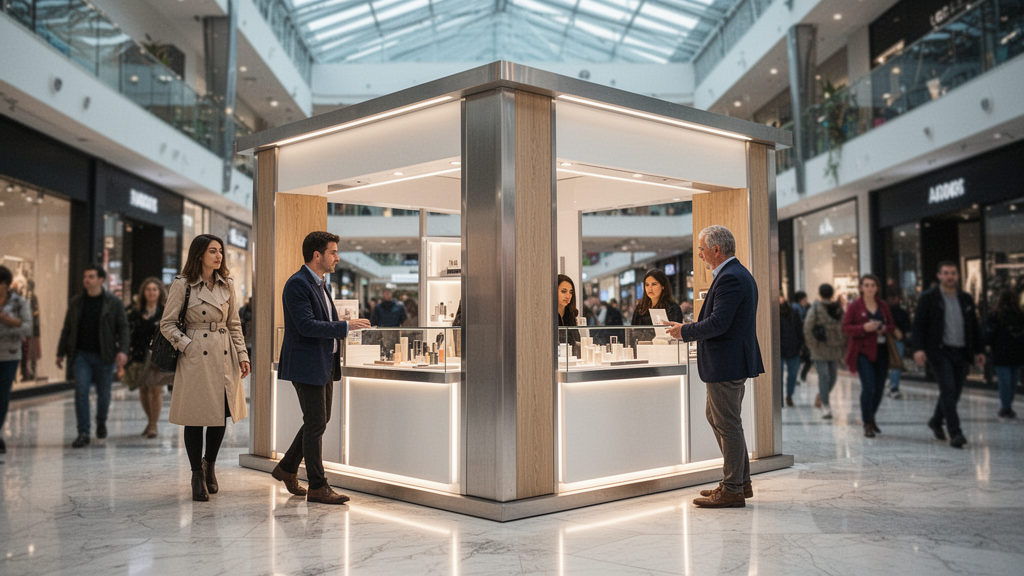 Vantagens de investir em um ponto central de exposição dentro do shopping