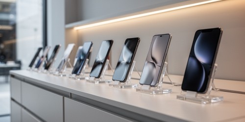 Como organizar smartphones com expositores para celulares