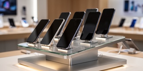 Expositor para celulares que aumenta a visibilidade dos produtos