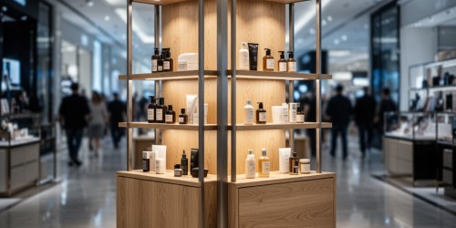 Móveis promocionais para destacar produtos no ponto de venda