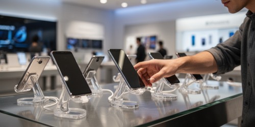 Benefícios dos expositores para celulares no varejo