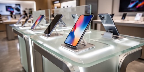 Expositores para celulares personalizados para lojas de telefonia