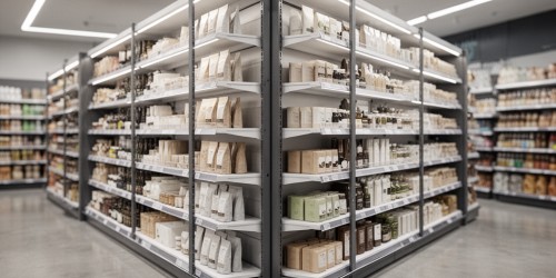 Gôndola sob medida para supermercados e varejo