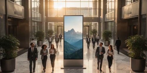 Onde instalar um display em tamanho real para gerar mais impacto