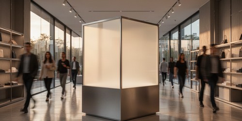 Onde o totem cubo gera maior impacto visual nas lojas