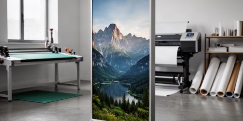 Como produzir um totem display fotográfico com acabamento premium