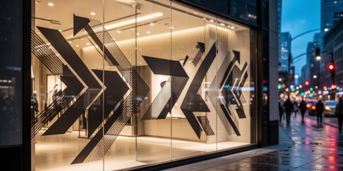 Adesivos de vitrine para Black Friday e datas sazonais