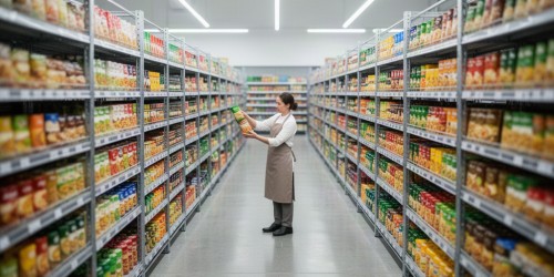 Como organizar um supermercado com gôndolas eficientes