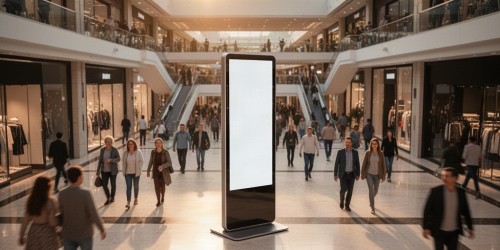 Onde instalar um totem display personalizado para maior impacto