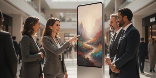 De que maneira o totem display fotográfico fortalece a experiência da marca